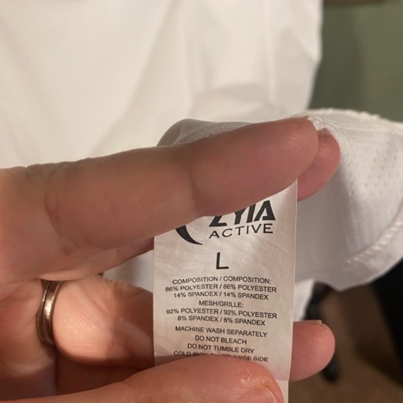 Zyia white VO2 Max long sleeve - Picture 5 of 6